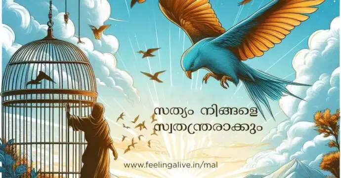 സത്യം നിങ്ങളെ സ്വതന്ത്രരാക്കും: The truth will set you free